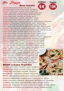 Menu Friends Pizza - Les pizzas