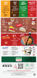 Menu Pizza Time - Les menus, desserts et boisons,...