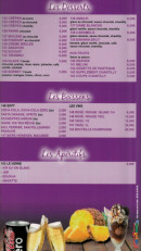 Menu Pizza Tova - Boissons