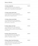 Menu Sushi B & Y - Menus mixtes