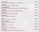 Carte et menu de Les Cygnes - " Chez Alain " à Saint Gratien — Les galettes