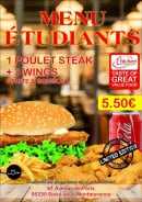 Menu Chicken Spot - Menu étudiants