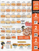 Menu Pizza Time - les pizzas