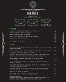 Menu La cuisine du marché - Menus, entrées et plats