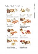 Menu Sushi Kyoto - Les menus mixtes