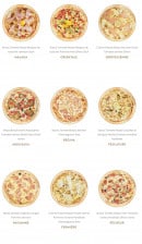 Menu Woodiz - Les pizzas