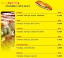 Menu Cheesy Pizza - Nos Paninis