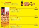 Menu Cheesy Pizza - Nos Menus