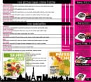 Menu Lutetia - Les pizzas a base creme et specialites 