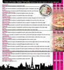 Menu Lutetia - Les pizzas