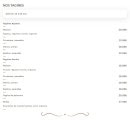 Menu Le Palmier - Les tajines