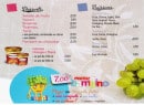Menu Presto pizza - les desserts et boissons 