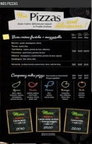 Menu Presto pizza - les pizzas à base crème 