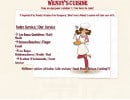 Menu Wendy's Cuisine - prestations