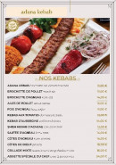 Carte et menu de Meat et grill à Villiers le Bel — Les kebabs