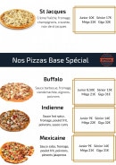 Menu Groslay Pizza - Les pizza base spéciales