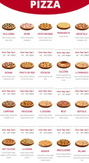 Menu Pizza Nostra - Les pizzas