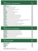 Carte et menu de Bella Italia à Magny en Vexin — Les pizzas et desserts
