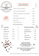 Carte et menu de La fabrique de Julien à Magny en Vexin — Les desserts