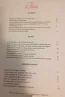 Menu La Pétille - Entrées, plats et gourmandises