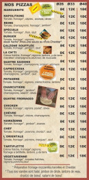 Carte et menu de Pizza du Vexin à Magny en Vexin — autres pizzas