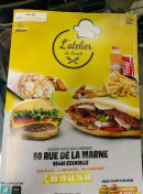 Carte et menu de L’atelier du snack à Ezanville — Les prestations