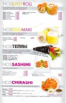 Menu Sushi Tori - Les eggs maki, easyroll, temaki  sashimi et chirashi