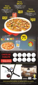 Menu Pizza Must - Carte et menu Pizza Must à Fosses