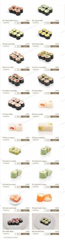Menu Sushi Yakitori - Les Makis