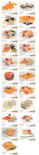 Menu Sushi Yakitori - Les Menus