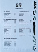 Menu Crêperie du Parc - Les apéritifs, vins et boissons chaudes,...
