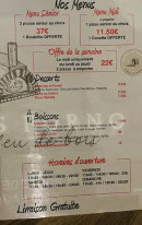 Carte et menu de Angel's Forno à Eaubonne — Les menus, desserts et boissons