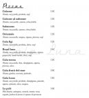 Menu Cala Luna - Les pizzas