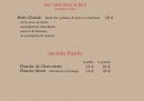 Menu O Chalet - Charcuterie 