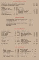 Menu O Chalet - Boissons