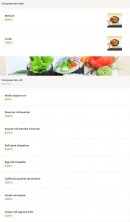 Carte et menu de Food Fusion à Meriel — Wok personnalisé et roll personnalisé