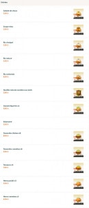 Carte et menu de Food Fusion à Meriel — Les entrées