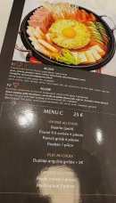 Menu K cook - Menu à 25€