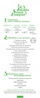 Menu Le paradis du fruit - L'assiette adam et ève, paradis terrestre,  saveur supp et paradis du paradis