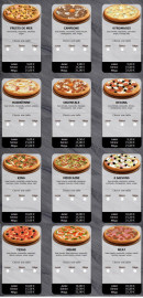 Menu Pizza king - Les pizzas page 2