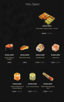 Carte et menu de Sushi Shop à Roissy en France — Les mory sackos
