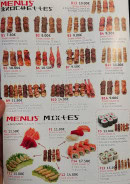 Menu Villa Tokyo - Les menus brochettes et menus mixtes