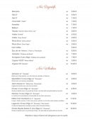 Menu Le Faubourg - Digestifs et whiskys 