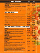 Menu Pizza'delice - Pizzas suite