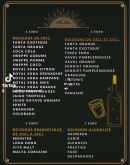 Menu Claudette - Les boissons