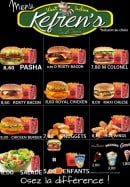 Menu Kefren's - Menu à la carte 