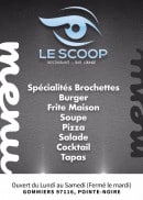 Menu Le Scoop - Menu à la carte 