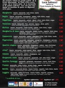 Menu Al forno di Luca - Les pizzas