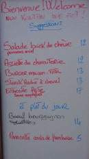 Menu L'embarcadère - Les suggestions et plat du jour