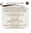 Menu Le chez Nous - Le menu à 32€